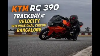 Pushing the KTM RC 390 on track 🏁 | Velocity International Circuit - Hoskote, Bangalore