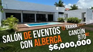 FABULOSO SALÓN JARDÍN DE EVENTOS EN VENTA EN CANCÚN - TERRACASA INMOBILIARIA