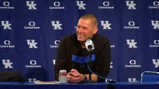 Kentucky Wildcats Basketball Coach Mark Pope Previews Georgetown 