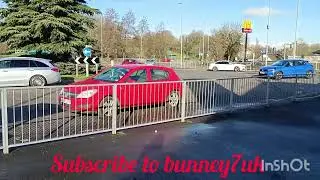 Marsh road roundabout in Luton UK 