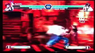 KOF XIII - NESTS Kyo Maxcancel Combo Basic Demo