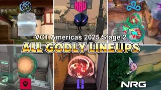 ALL GODLY LINEUPS USED BY PROS in VCT Americas 2025 Stage 2【 VALORANT 】