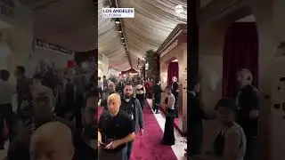 Timelapse footage from the 83rd annual Golden Globes