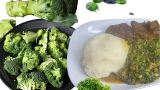 I MADE BROCCOLI SOUP || This will prevent and treat anemia