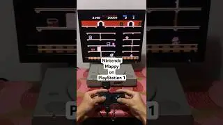 Playing Nintendo Mappy 1983 on PlayStation 1(NES) #ps1 #playstation #nes #nintendo #mappy #retro