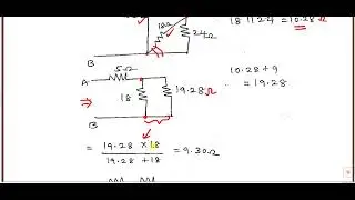 #BEC304  Network Analysis : Important star delta transformation problems Example  1