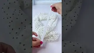 XXL Scrunchie Tutorial #diy #shorts #costura #sewing #sewingtutorial #scrunchie #scrunchies