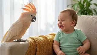 Talking Parrot Sings &ldquo;Johny Johny Yes Papa&rdquo; with Baby &ndash; Cutest Reaction Ever!