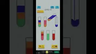 Level 18 SortPuz: Color Water Sort Puzzle Games #shorts #game #newgame #game2021