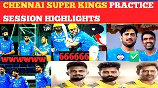 IPL 2025 : CSK Practice Camp Highlights ?#SPTNEWS-24 