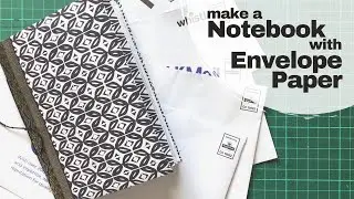 Make Notebook Using Recycled Envelope Paper | easy paper craft | bookbinding