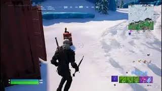 Travel on frozen surfaces with GERALT OF RIVIA Fortnite Chapter 4