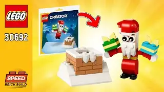 LEGO Creator Christmas Chimney Fun with Santa (30692)[60 pcs] Step-by-Step Building Instructions