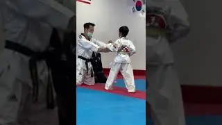my son's tekwando orange belt test. 🇺🇸, Illinois