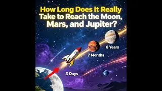 How Long Does It Really Take to Reach the Moon, Mars, and Jupiter? //space update /NASA research