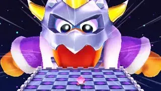 Kirby's Blowout Blast Secret Boss & Ending (Giant Masked Dedede) (NO DAMAGE)