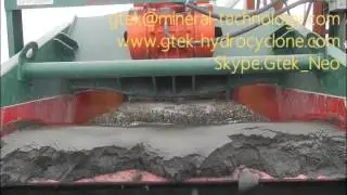 How a dewatering screen works.