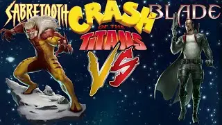 Marvel Puzzle Quest: CRASH OF THE TITANS #124 SABERTOOTH V.S 3-STAR BLADE