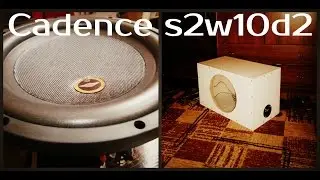 Корпус под сабвуфер Cadence s2w10d2