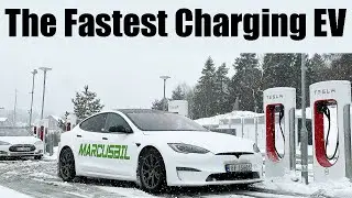 2023 Tesla Model S Charging Test At Supercharger