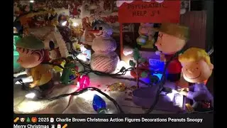 🥜🐶🎄🎁 2025🎅🏻 Рождественские фигурки Чарли Брауна, украшения, арахис, Снупи, Счастливого Рождества ...