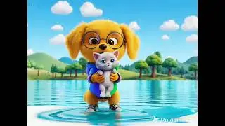 🐶 Heartwarming Animal Rescue &ndash; Brave Dog Saves a Cat in Real Life | Emotional Animal Rescue Story