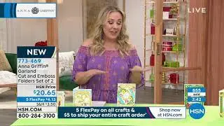Anna Griffin Garland Cut and Emboss Folders Set of 2