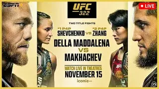UFC 322: Della Maddalena vs. Makhachev | LIVE STREAM MMA Fight Companion | PRELIMS & MAIN CARD | NYC
