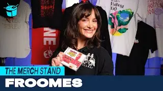 Froomes on Mallrat, getting buried in her Cher tee and loving Austin Powers | Merch Stand Interview