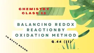 Balancing redox reaction - part 2