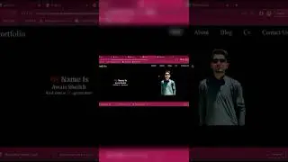portfolio website using html and css only 👆 #hacking #onlineearning #artificialintelligence