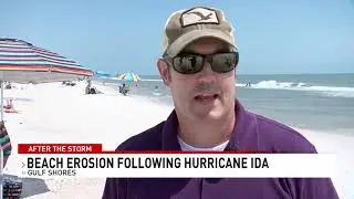 Beach Erosion Following Hurricane Ida - NBC 15 WPMI