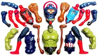 MARVEL SUPERHERO TOYS SIREN HEAD HULK SPIDERMAN SUPERMAN  CAPTAIN AMERICA AVENGERS ASSEMBLE TOYS