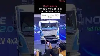 Компания Montra Electric представила первый в Индии тяжёлый электрогрузовик 5538 EV с колёсной фо...