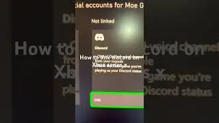 How to link discord on Xbox series x