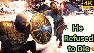 Kratos vs Baldur &ndash; Legendary Boss Fight | God of War (2018) #godofwar #ps5 #kratos #bossfight 