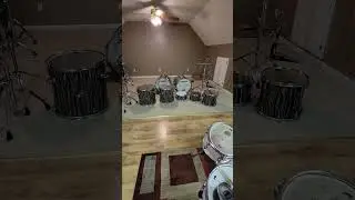 setting up new kit part 1. #tomas haake's, set up emulated, #sonor, #SQ2
