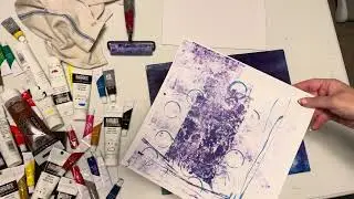 Gelli Printing Plate Play inspired by @neeardesigns3