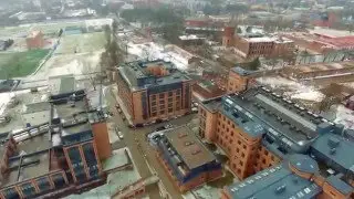 Lofty u Scheiblera - Księży Młyn - Łódź oczami drona