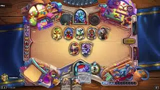 Hearthstone Shaman uses searing totem with nightmare to win