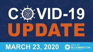Virtual Press Conference about COVID-19 on March 23, 2020