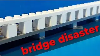 bridge disaster Lego animation катастрофа на мосту лего анимация