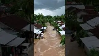 Detik-Detik Desa Disapu Banjir Bandang! #banjir #bencana