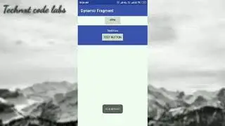 How to implement dynamic fragments in android using android studio ?