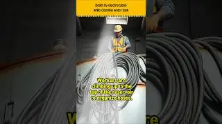 🇰🇷 Industrial Safety video - Electrocution Accident #shorts
