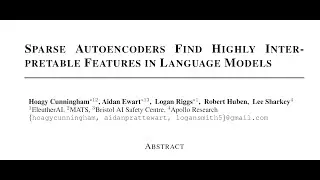 Sparse Autoencoders Find Highly Interpretable Features in Language Models