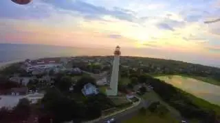 Sunset Beach Cape May, NJ - Sunset - Drone View