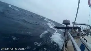 Endeavour 40 Escapado 50 miles from Fastnet Lighthouse