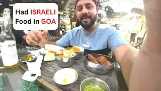 We tried ISRAELI 🇮🇱 Cuisine at Artjuna in Anjuna |Goa food tour