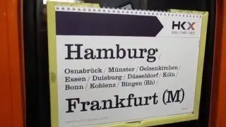 HKX Zug von innen INSIDE VIEW Abteilwaggon